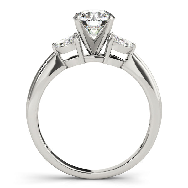 Contemporary Marquise Cut Engagement Ring