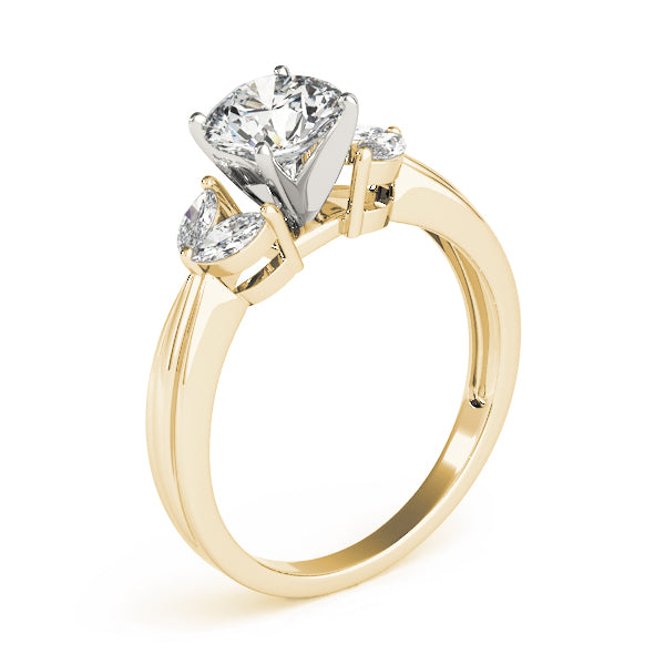 Contemporary Marquise Cut Engagement Ring