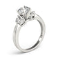Contemporary Marquise Cut Engagement Ring