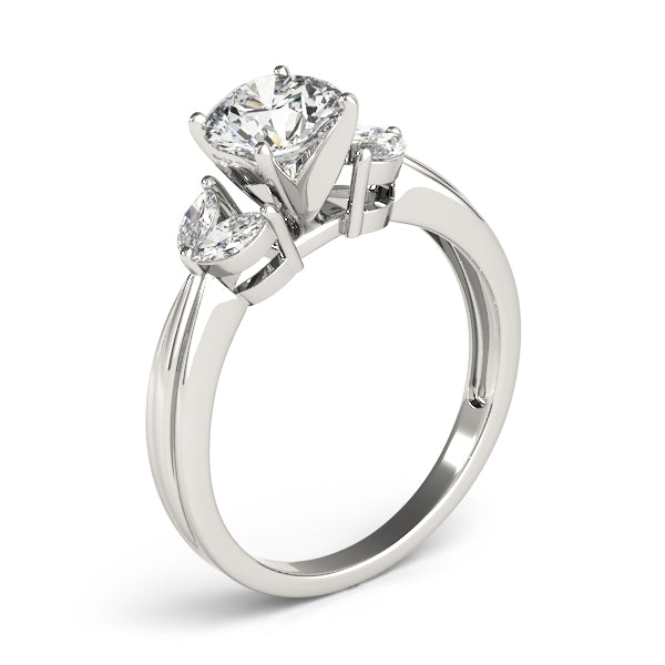 Contemporary Marquise Cut Engagement Ring