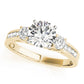 3-Stone Channel Set Engagement Ring