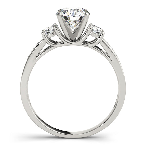 3-Stone Channel Set Engagement Ring