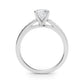 Channel Set Princess-Cut Solitaire Engagement Rings