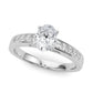 Channel Set Princess-Cut Solitaire Engagement Rings