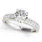 Channel Set Princess-Cut Solitaire Engagement Rings