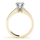 Channel Set Princess Cut Engagement Ring