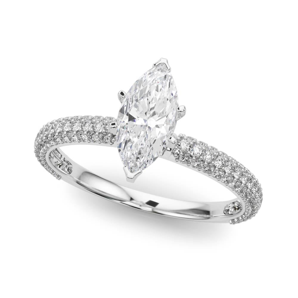 Pavé Enagement Ring