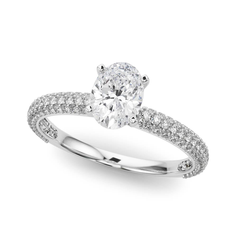 Pavé Enagement Ring
