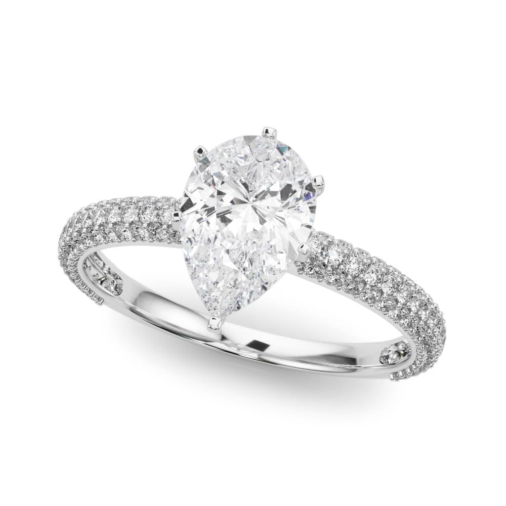 Pavé Enagement Ring