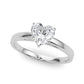 Classic Plain Cathedral Engagement Ring