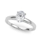 Classic Plain Cathedral Engagement Ring