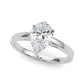 Classic Plain Cathedral Engagement Ring