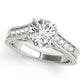 ENGAGEMENT RINGS SINGLE ROW PRONG