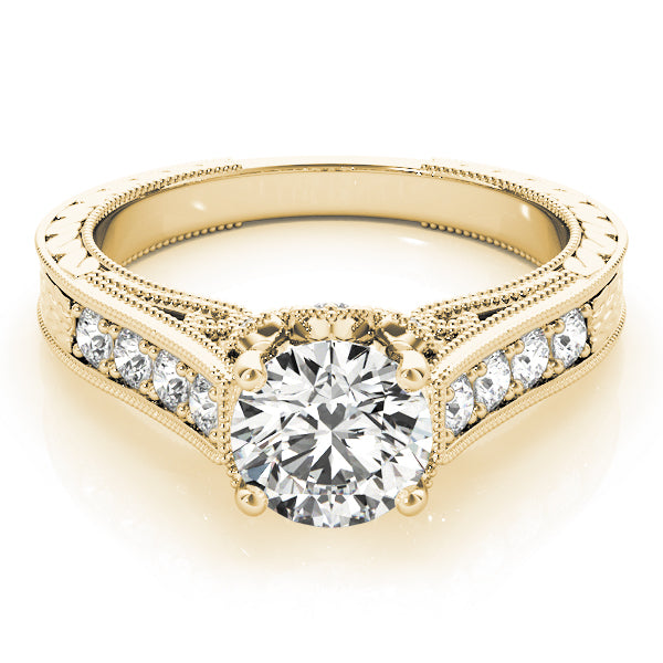ENGAGEMENT RINGS SINGLE ROW PRONG