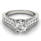ENGAGEMENT RINGS SINGLE ROW PRONG