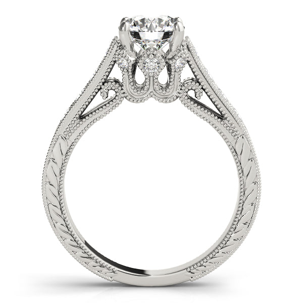 ENGAGEMENT RINGS SINGLE ROW PRONG