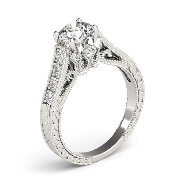 ENGAGEMENT RINGS SINGLE ROW PRONG
