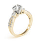 3-Stone Split Shank Engagement Rings