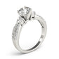 3-Stone Split Shank Engagement Rings