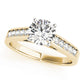 Single Row Prong in Channel Engagement Ring