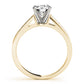Single Row Prong in Channel Engagement Ring
