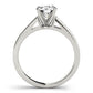 Single Row Prong in Channel Engagement Ring