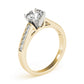 Single Row Prong in Channel Engagement Ring