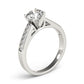 Single Row Prong in Channel Engagement Ring