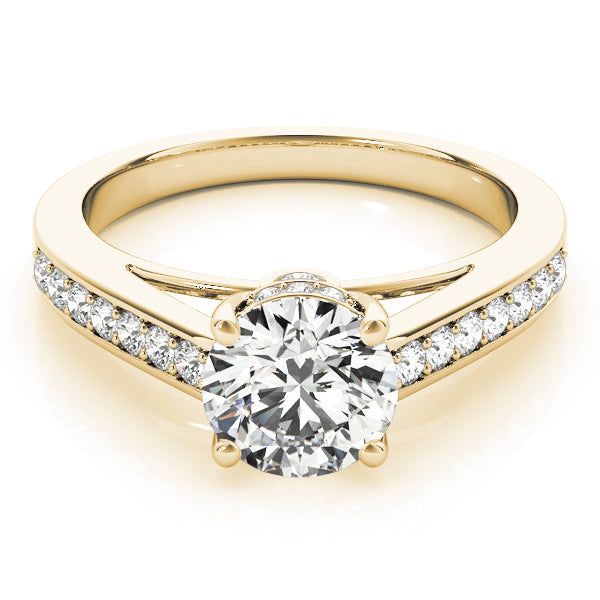ENGAGEMENT RINGS SINGLE ROW PRONG