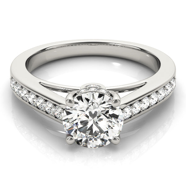 ENGAGEMENT RINGS SINGLE ROW PRONG
