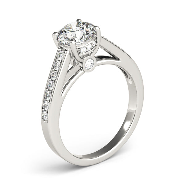 ENGAGEMENT RINGS SINGLE ROW PRONG
