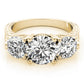 ENGAGEMENT RINGS 3 STONE ROUND