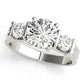 3-Stone Round Engagement Ring