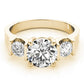 3-Stone Round Engagement Ring