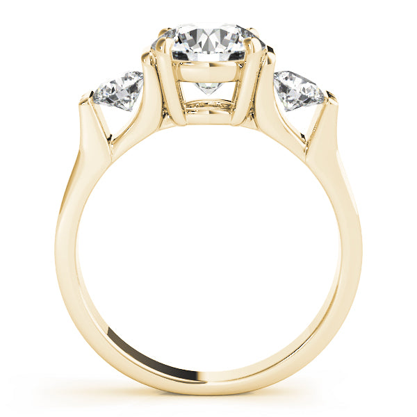 3-Stone Round Engagement Ring