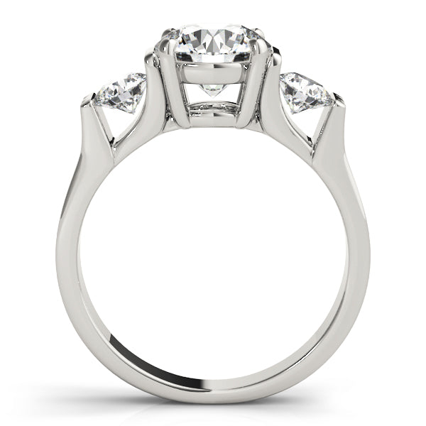 3-Stone Round Engagement Ring