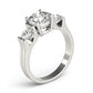 3-Stone Round Engagement Ring