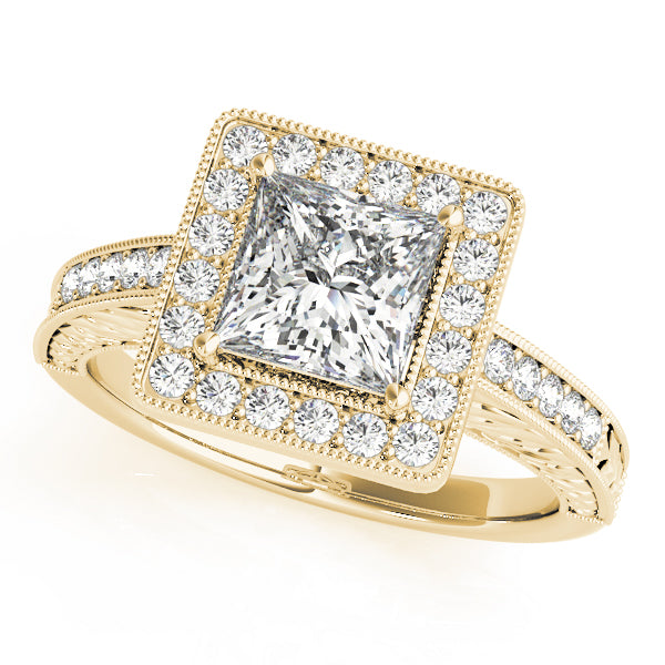 ENGAGEMENT RINGS HALO SQUARE & CUS