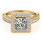 ENGAGEMENT RINGS HALO SQUARE & CUS