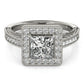 ENGAGEMENT RINGS HALO SQUARE & CUS