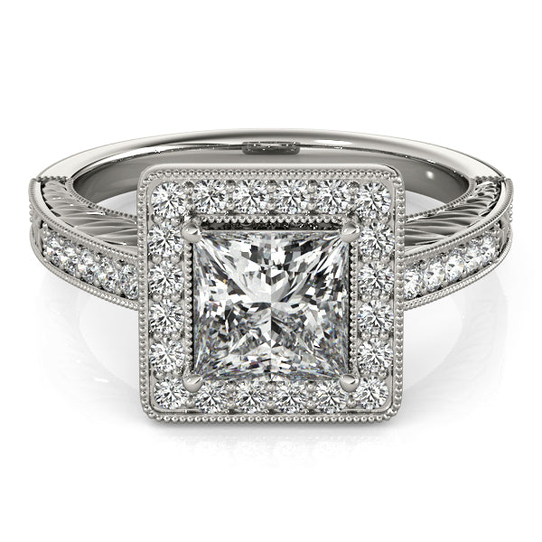 ENGAGEMENT RINGS HALO SQUARE & CUS