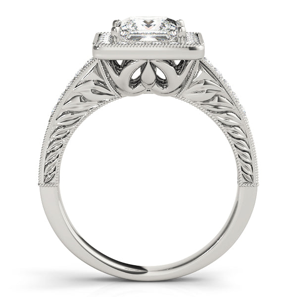 ENGAGEMENT RINGS HALO SQUARE & CUS