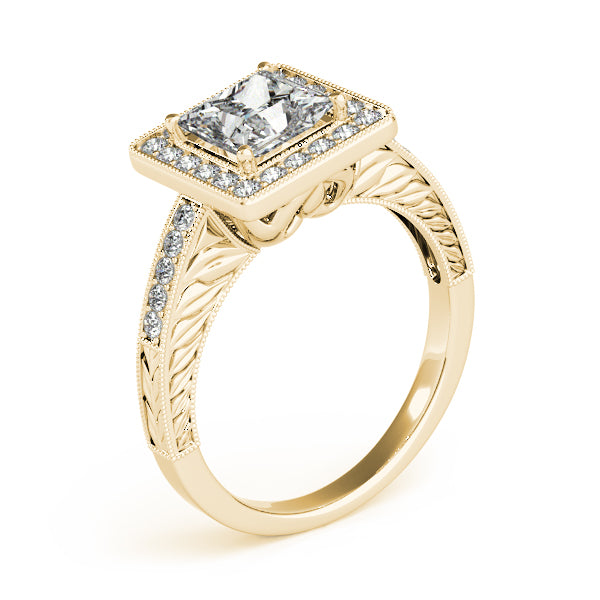 ENGAGEMENT RINGS HALO SQUARE & CUS