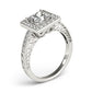 ENGAGEMENT RINGS HALO SQUARE & CUS
