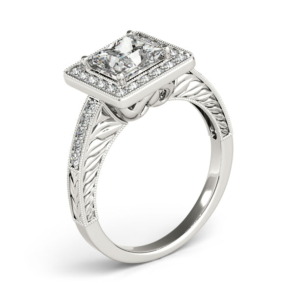 ENGAGEMENT RINGS HALO SQUARE & CUS