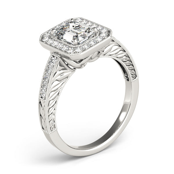 ENGAGEMENT RINGS HALO EMERALD