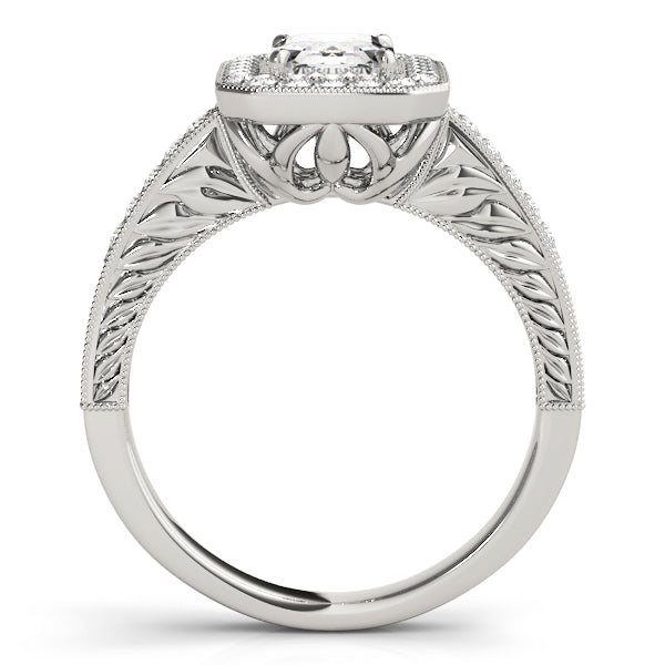 ENGAGEMENT RINGS HALO EMERALD