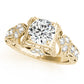 Antique Milgrain Round Engagement Ring