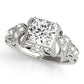 Antique Milgrain Round Engagement Ring
