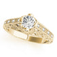 Antique Style Milgrain Engagement Rings